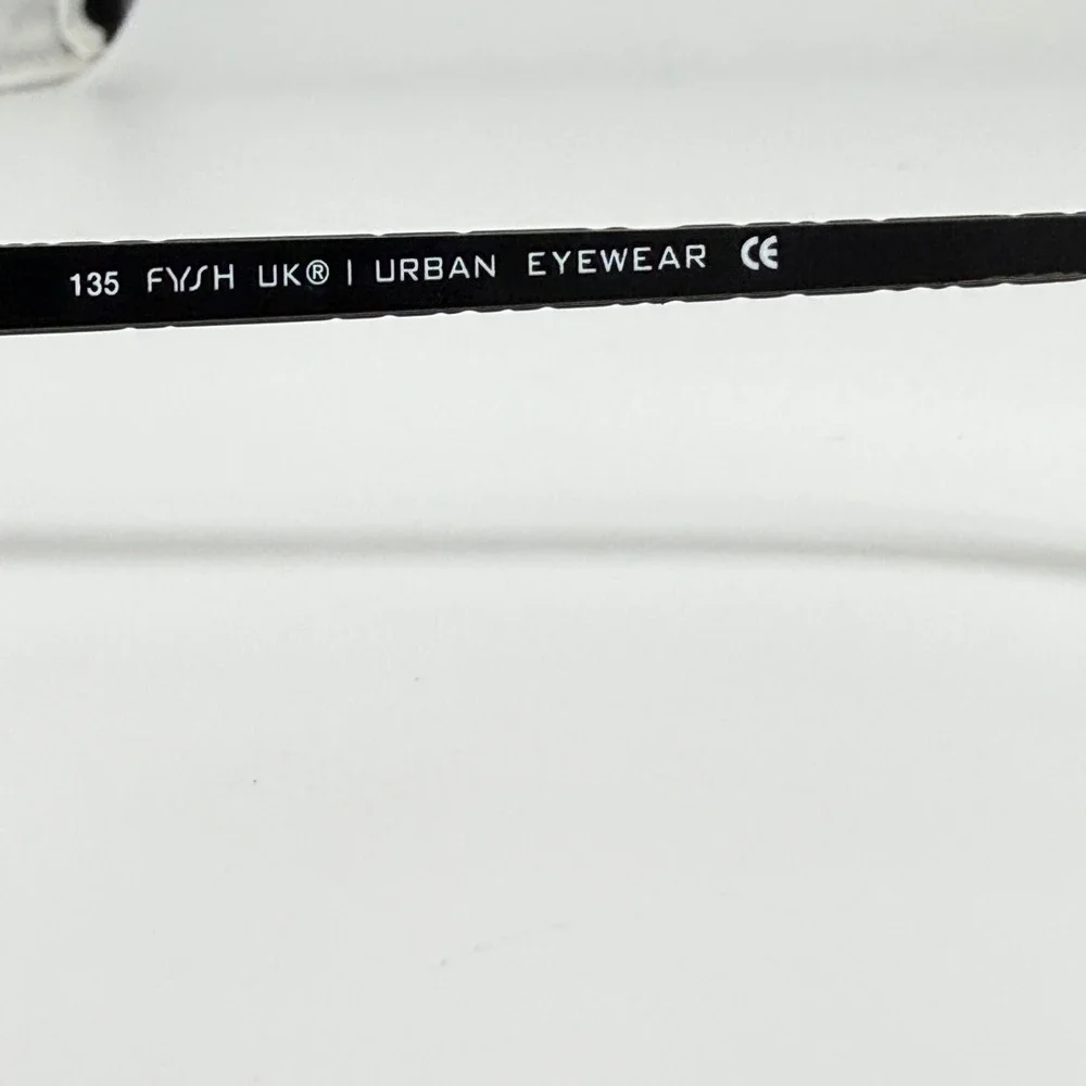 FYSH UK Urban Eyewear 3567 679 Teal Black Rectangular Eyeglasses 54-15-135 22096